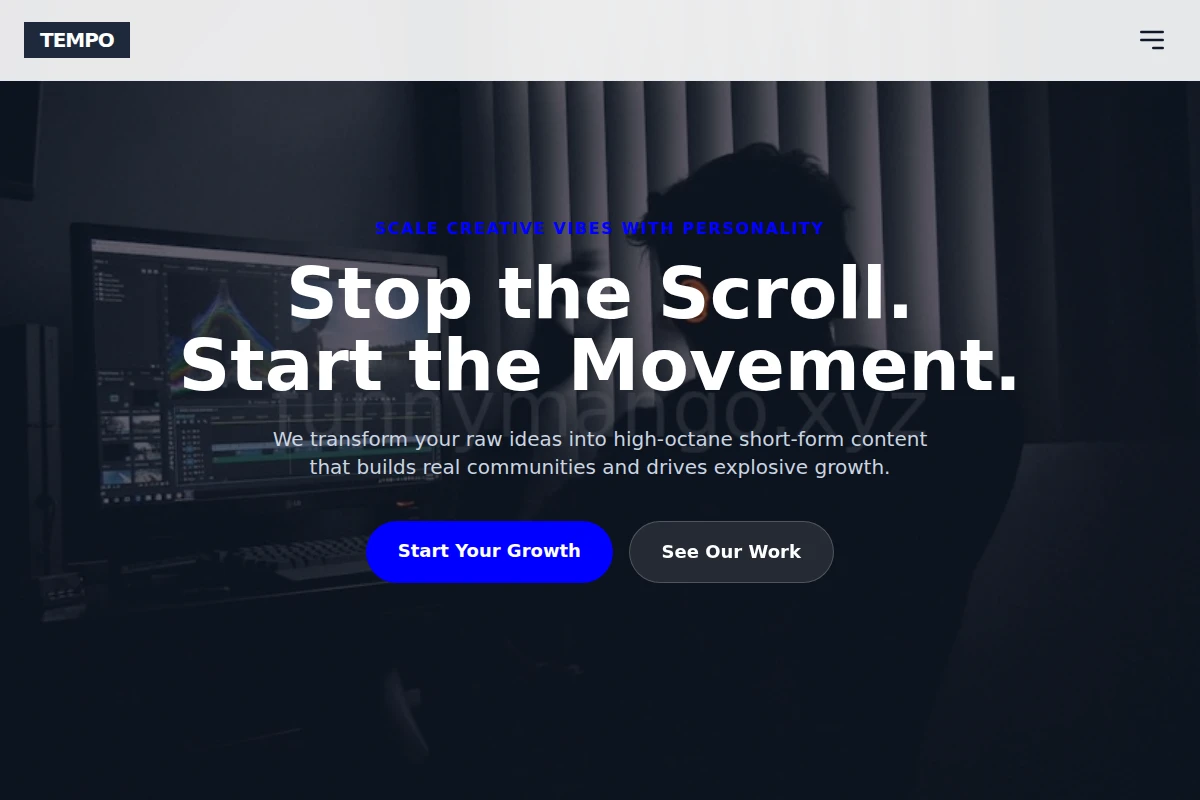 Tempo Short Form Video Agency