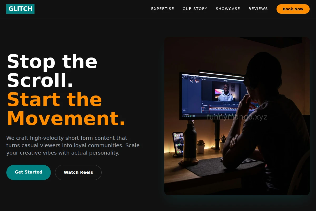 Glitch Short Form Video Agency