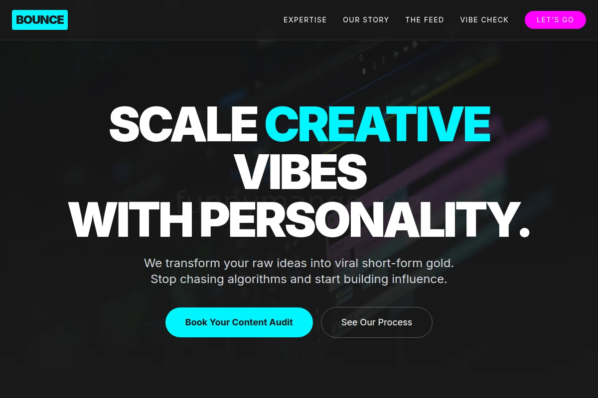 Bounce Short Form Video Agency
